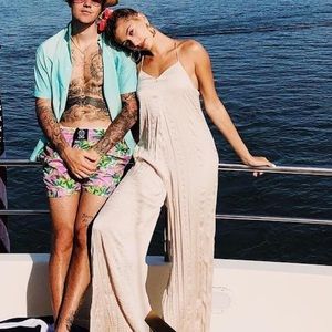 Brand new crinkled look jumpsuit Zara